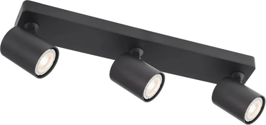 Redo 04-474 - Spot de plafon CAMEO, 3x GU10/35W/230V, negru