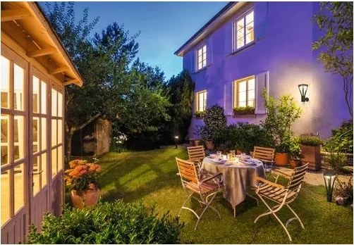 Ledvance - Lampă solară LED exterior cu senzor BOUQUET LED/6W/3,7V IP44