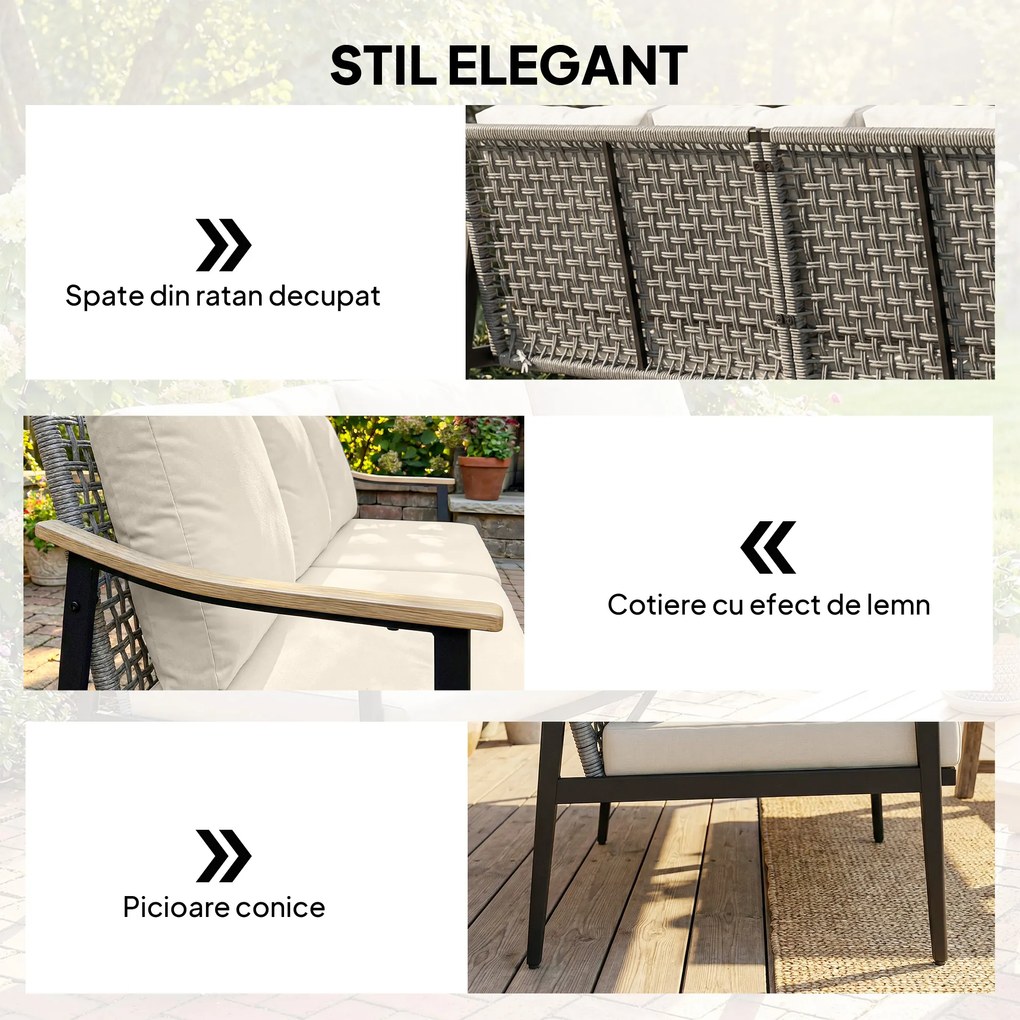 Outsunny Canapea pentru terasă | Aosom Romania