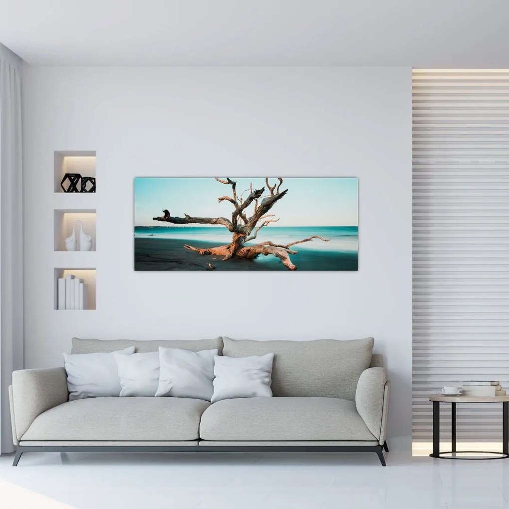 Tablou - Debarcare pe plaja (120x50 cm)