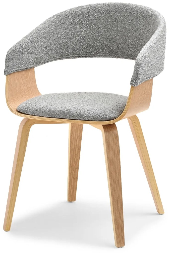 Scaun Renzo (gri + stejar). Promo -27%. 1111262