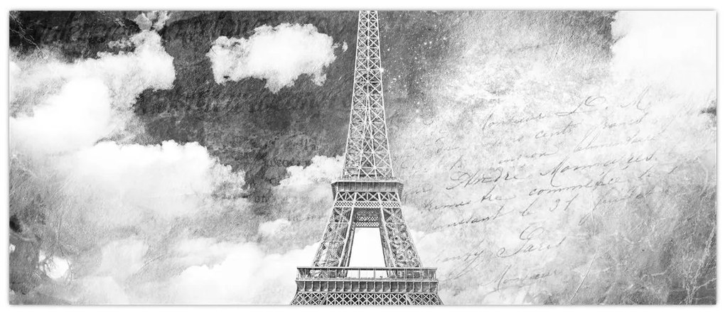 Tablou - Carte poștală de epocă a orașului N⁰3 (120x50 cm)