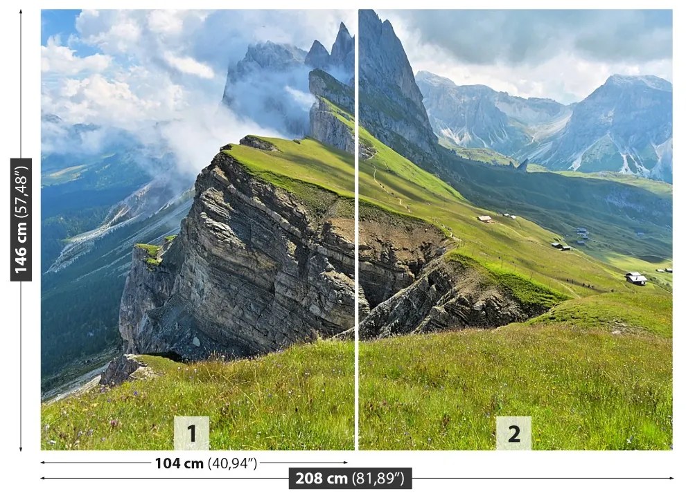 Fototapet Mountain Range