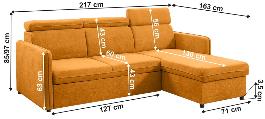Colțar extensibil Atres (enjoy new 40) (S). 1092143