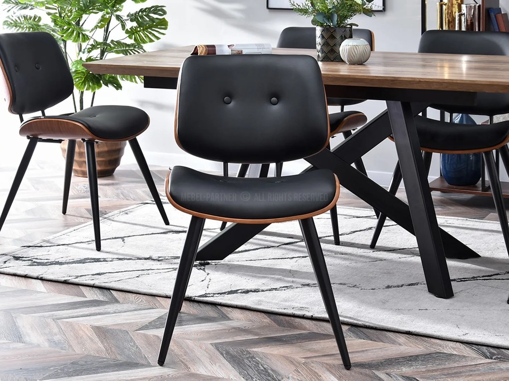 Scaun Grimo (nuc + negru). Promo -14%. 1111069
