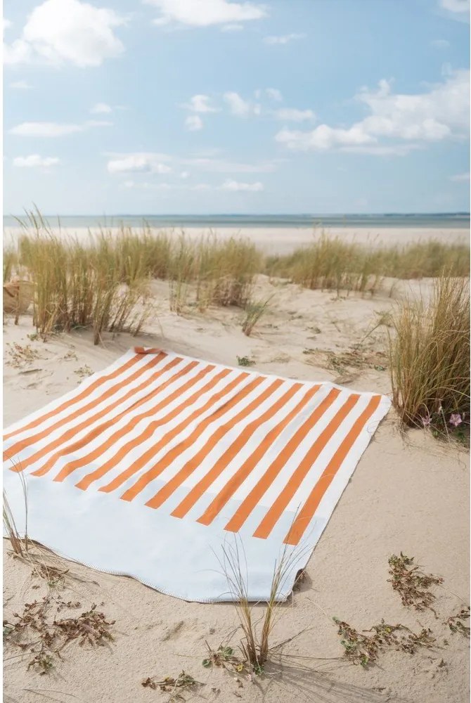 Pătură portocalie 160x200 cm Onu – noo.ma