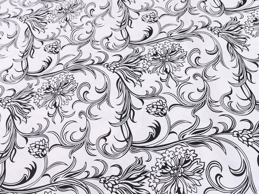 Lenjerie de bumbac alb ZUZANA Dimensiune lenjerie de pat: 70 x 90 cm | 140 x 200 cm