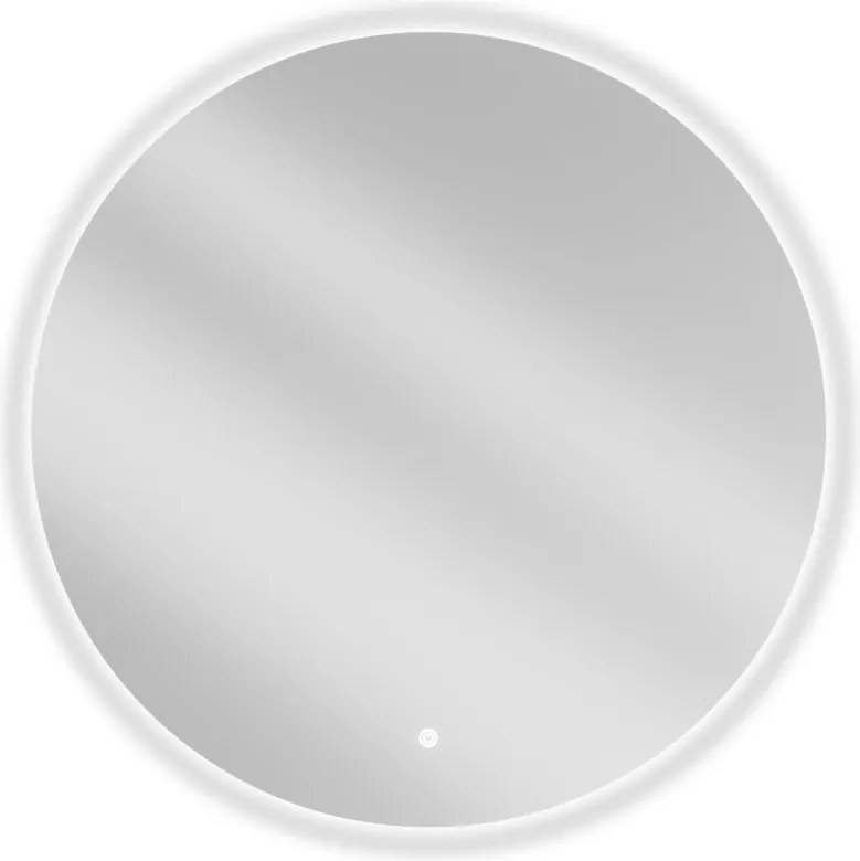 Mexen Erg oglindă de baie iluminată, rotundă 80 cm, LED 6000K, anti-aburire - 9823-080-080-611-00