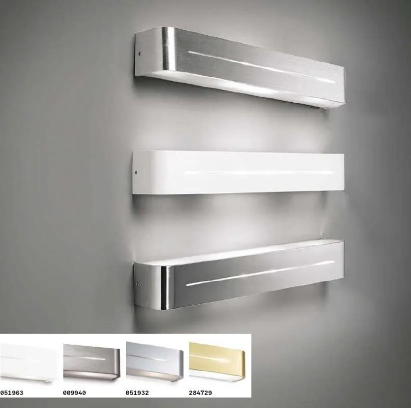 Aplica de perete moderna POSTA AP3 ALLUMINIO 009933