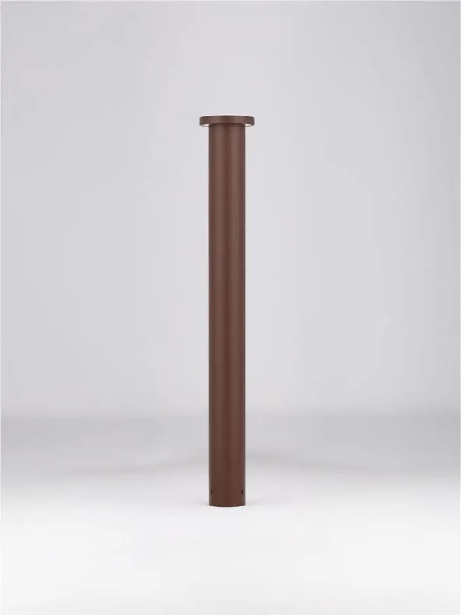 Stalp de exterior LED 2700K, IP65 BAST H-65cm corten