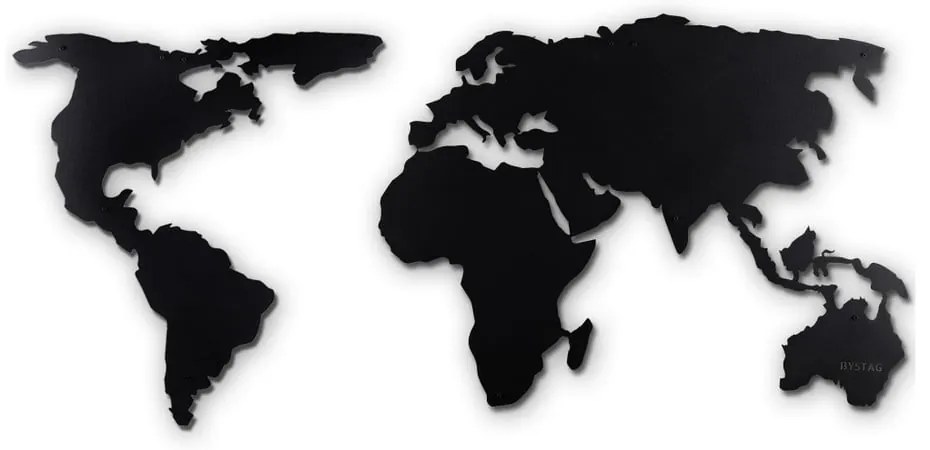 Hartă 170x85 cm de perete Silhouette – Bystag