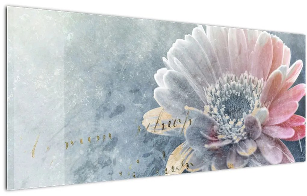 Tablou - Floare de iarnă (120x50 cm)