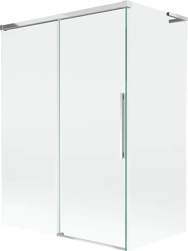Mexen Rox L paravan de baie, 2 panouri culisante 120 + 70 x 150 cm, transparent, crom - 8C9L-120-070-01-00