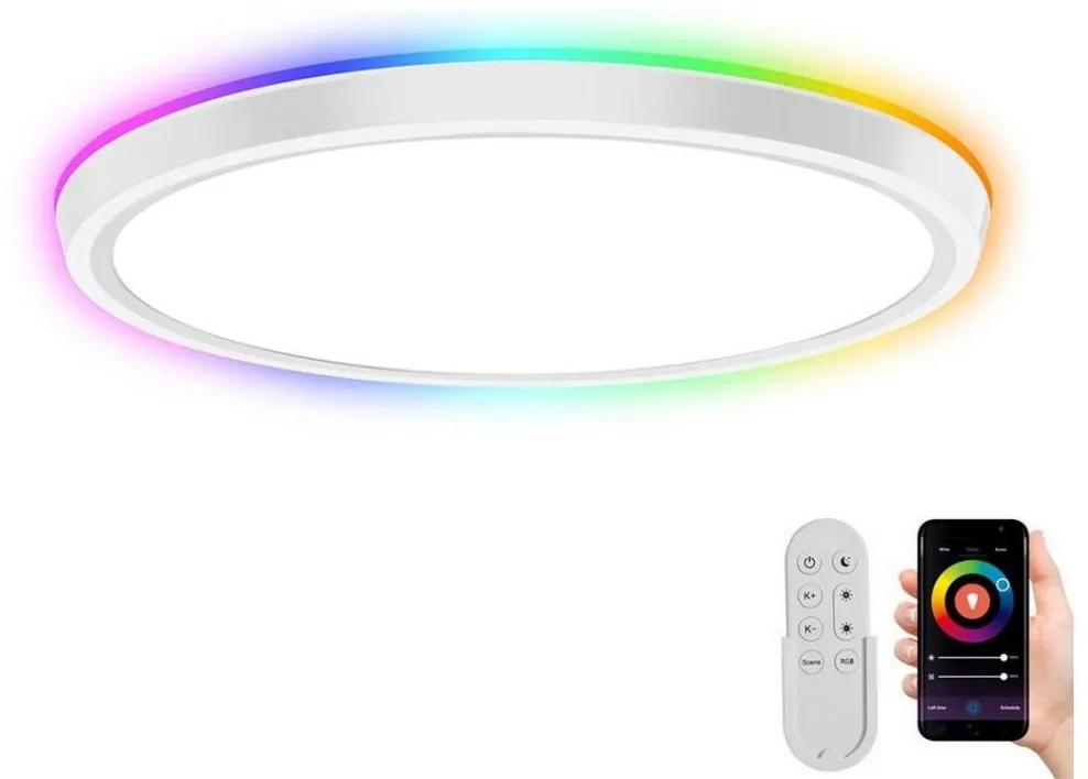 Plafonieră LED RGB+CCT dimabilă LED/50W/230V Wi-Fi Tuya Immax NEO 07164-40 + telecomandă