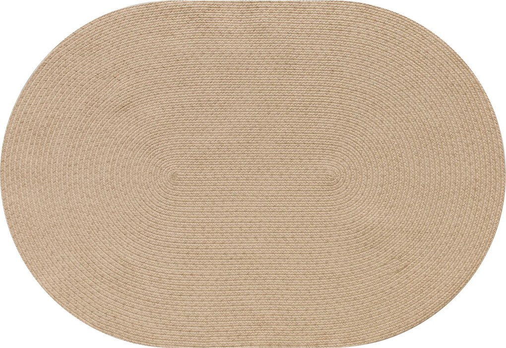 HOMCOM Covor pentru Living 170x120 cm Lavabil la Mașină Țesut Manual Stil Rustic Covoraș pentru Living Dormitor Bej | Aosom Romania