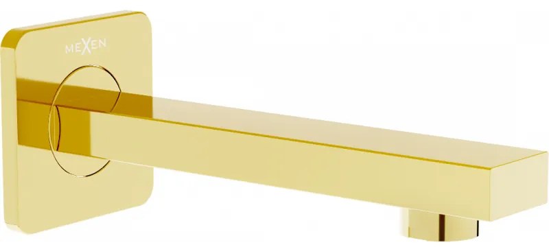 Mexen Cube baterie cadă de perete, aurie - 79370-50