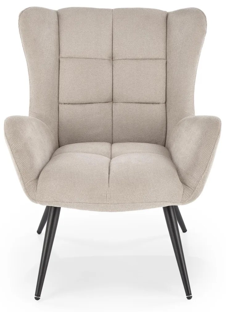 Fotoliu Byron stofa bej H92 cm