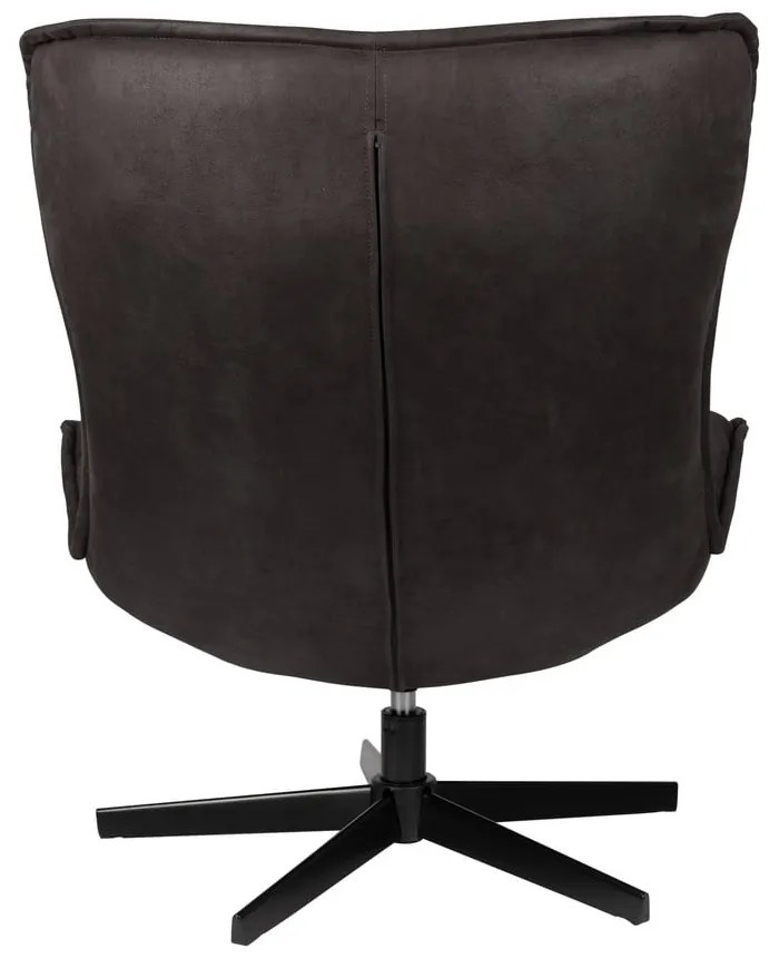 Fotoliu gri închis pivotant John – White Label