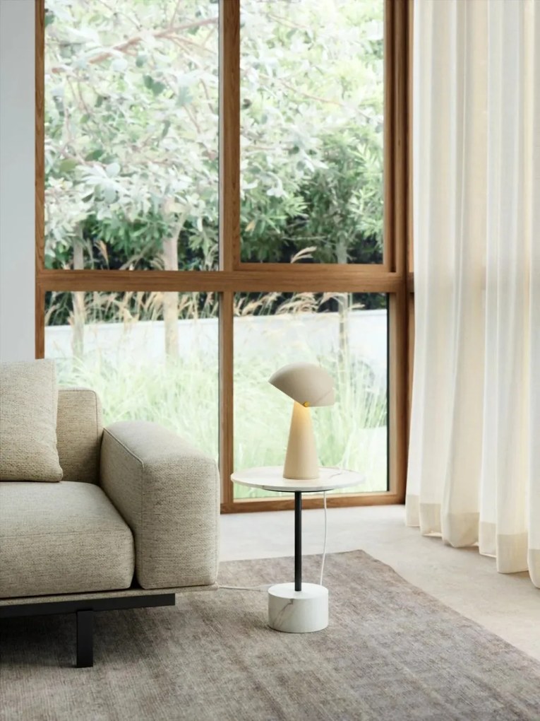 Veioza, lampa de podea design modern ALIGN bej