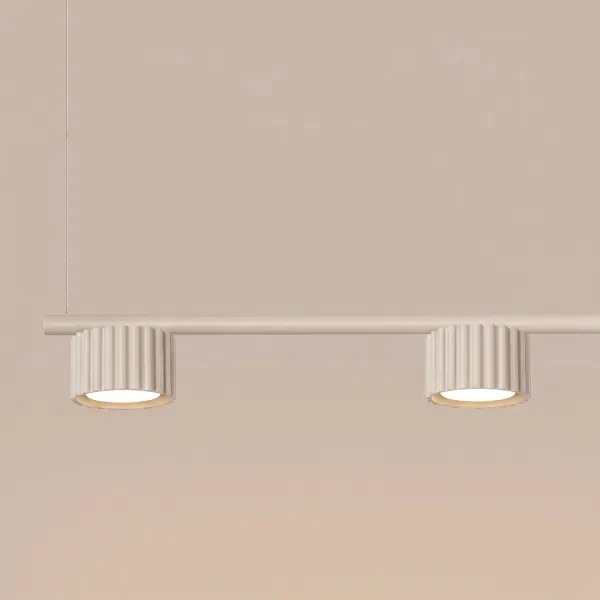Sollux SL.2697 - Lustră suspendată pe cablu AURA 4xGX53/10W/230V crem