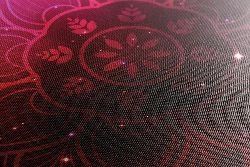Tablou Mandala cu fundal galactic