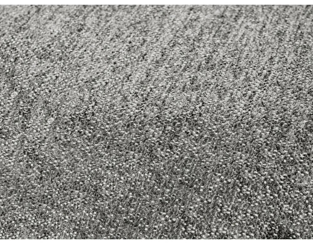 Colțar gri închis extensibil/cu spațiu de depozitare cu tapițerie din chenille (cu colț pe partea stângă/cu șezlong) Everest – Bobochic Paris