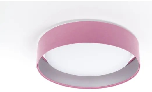 Plafonieră LED GALAXY 24W 230V roz/prăjitură argintie