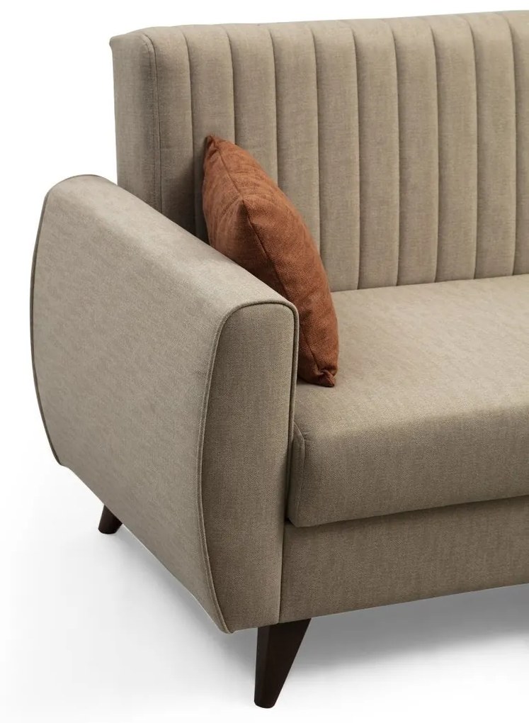 Canapea extensibilă de colț Alkon - Beige