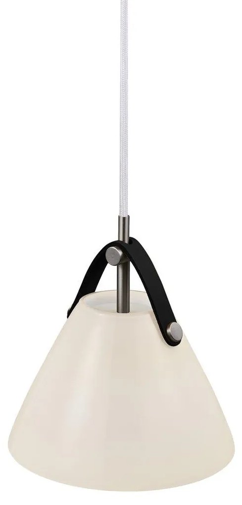 Pendul design nordic STRAP 16 sticla alba 2020013001 DFTP