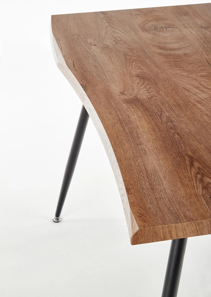 Masa dining Lemn Natural / Negru, IBSEN 120X80