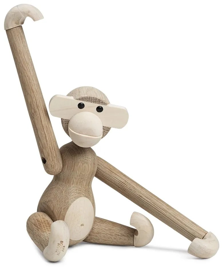 Statuetă din lemn masiv Kay Bojesen Denmark Monkey Solid