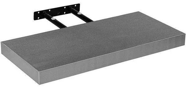 Raft de perete stilist Volato, 40 cm, argintiu