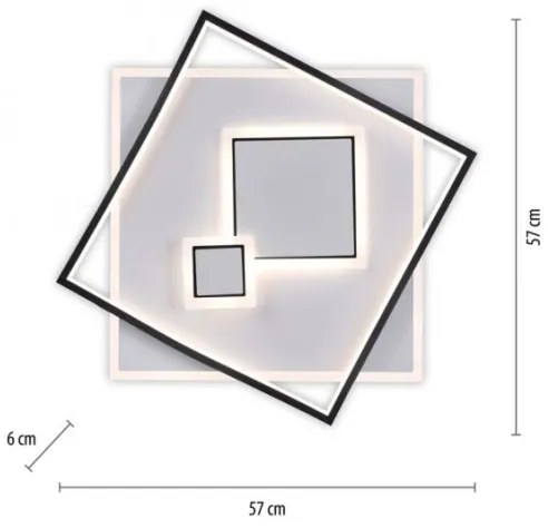 Plafonieră LED Paul Neuhaus 6390-16 MAILAK LED/37W/230V