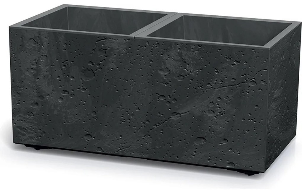 Ghiveci SIERRA CASE BETON EFFECT 77 cm negru, M