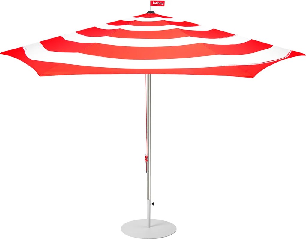 Umbrelă de soare Stripesol cu ​​bază (gri deschis), culori multiple - Fatboy Culoare: roșu