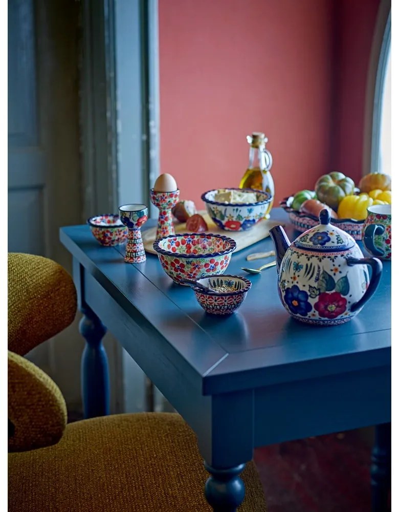 Farfurie pentru servire din gresie ø 26,5 cm Florist – Bloomingville