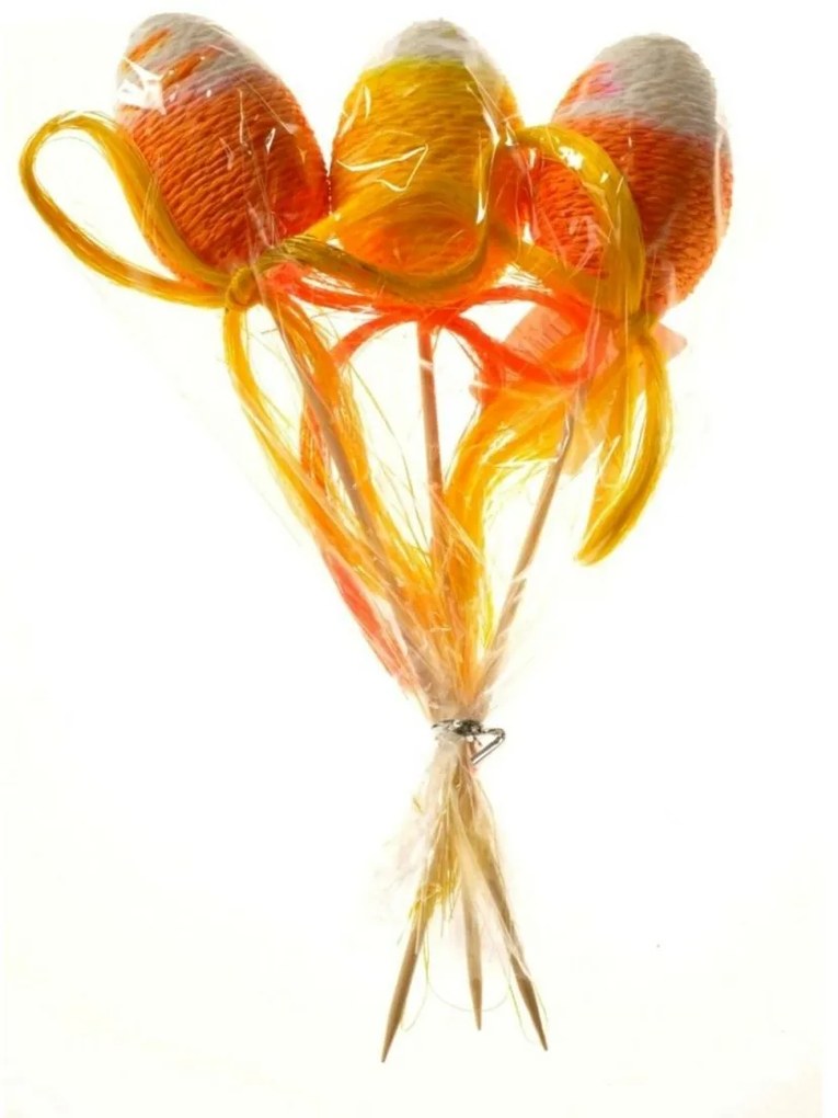 Set de decorațiuni de Paște Ouă, 3 bucăți,înălțime 20 cm