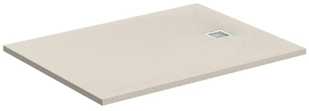 Cadita dus compozit 140x70 cm Ideal Standard Ultra Flat S, bej Bej, 1400x700 mm