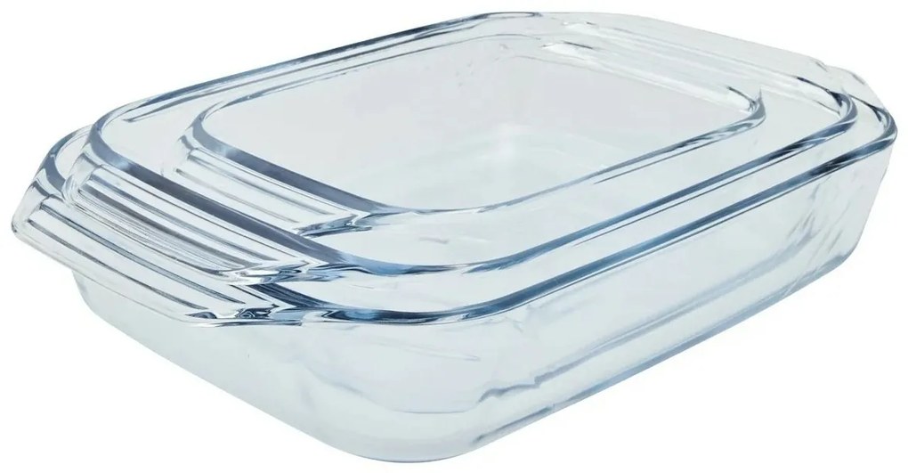 Pyrex Set de 3 vase de sticlă pentru cuptor, 1,4 l+ 3 l + 4 l