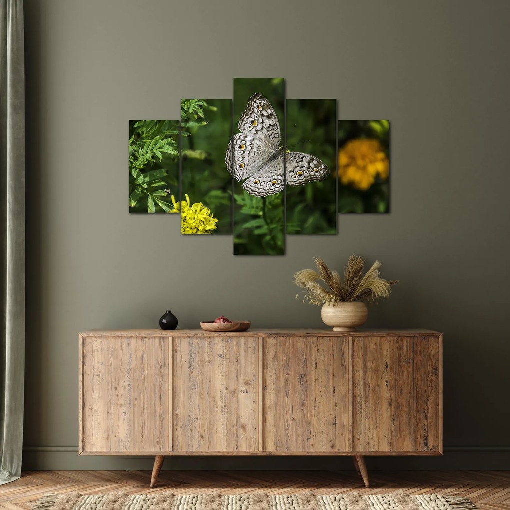 Tablou - fluture alb (150x105 cm)