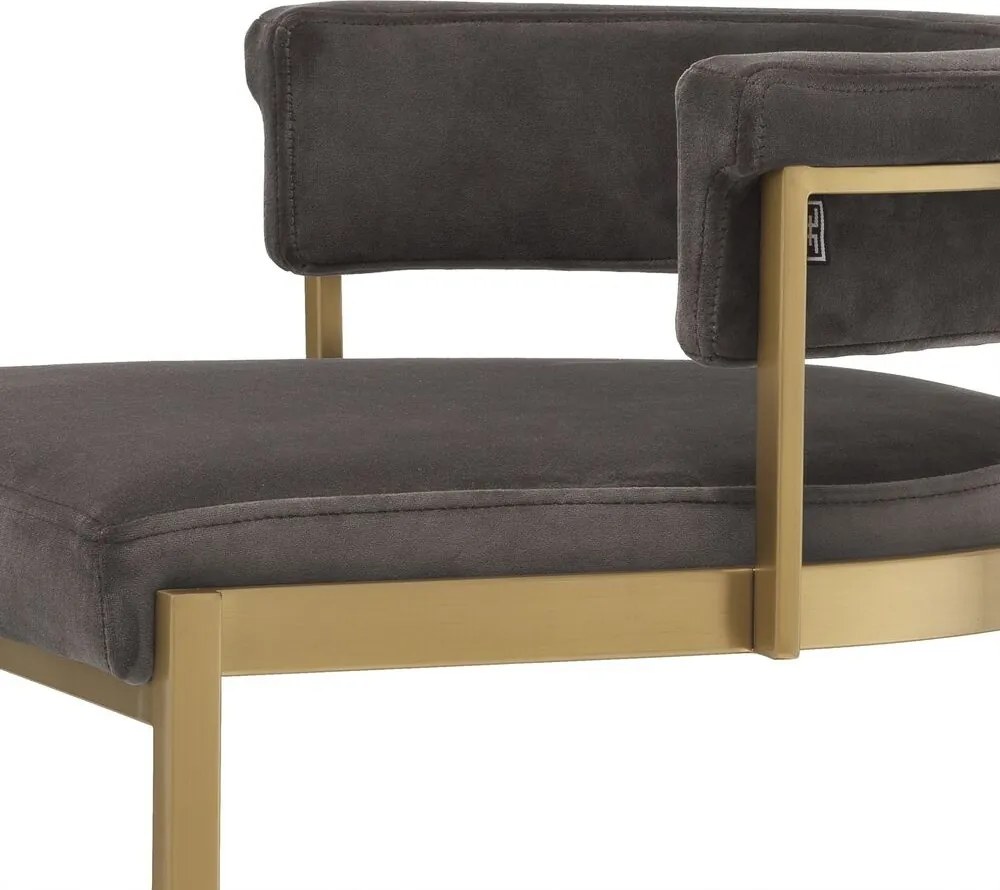 Scaun bar design LUX, Counter Stool Dante, gri 115839 HZ