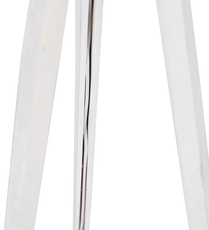 Lampă de podea rustică cu trepied alb - Tripod Classic