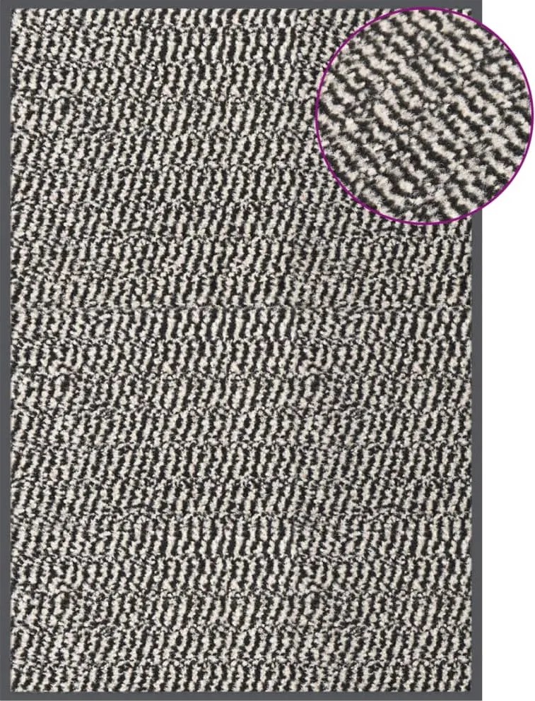 vidaXL Covoraș de intrare cu smocuri, maro deschis, 60x90 cm