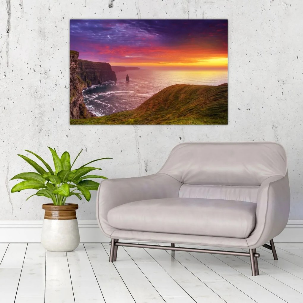 Tablou - Stâncile din Moher (90x60 cm)