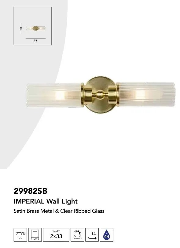 Aplica de perete / oglinda baie IP44 Imperial, alama