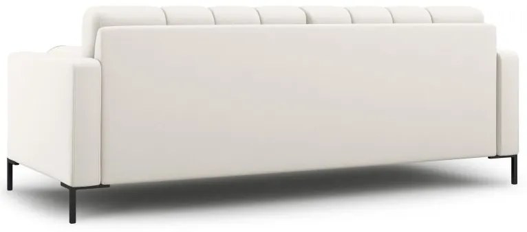 Canapea Bali 3 locuri stofa/picioare negre L177 cm