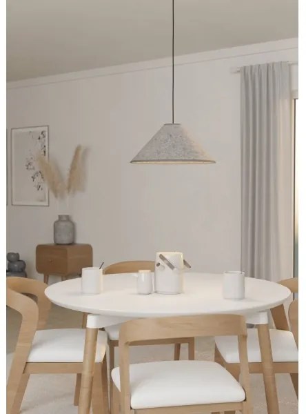 Lustră pe cablu Eglo 43984 ALSAGER 1xE27/40W/230V gri