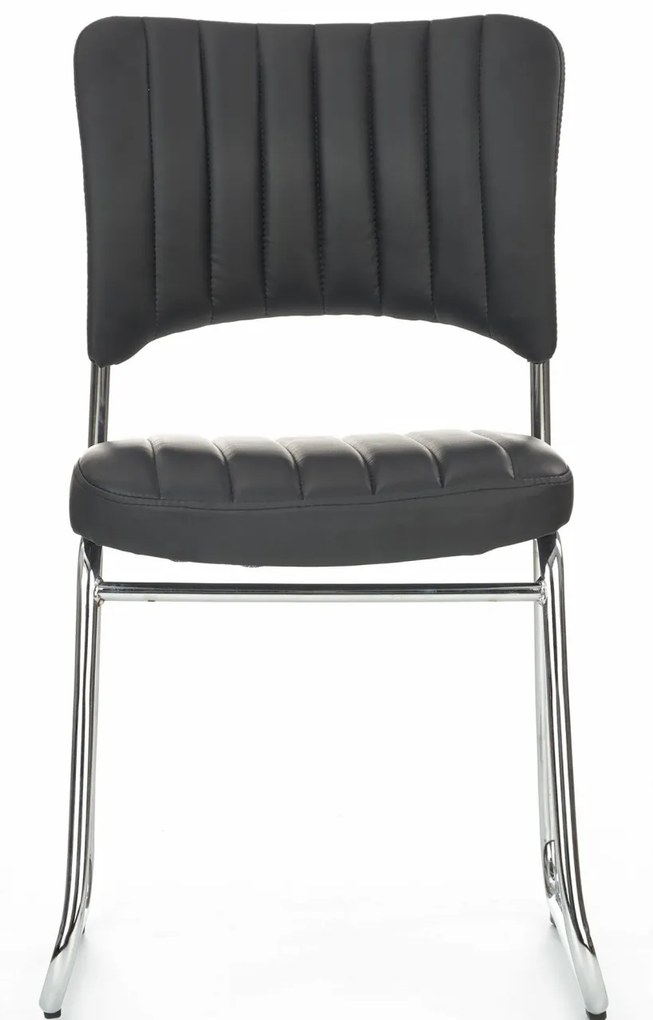 Scaun tapitat Rapid negru