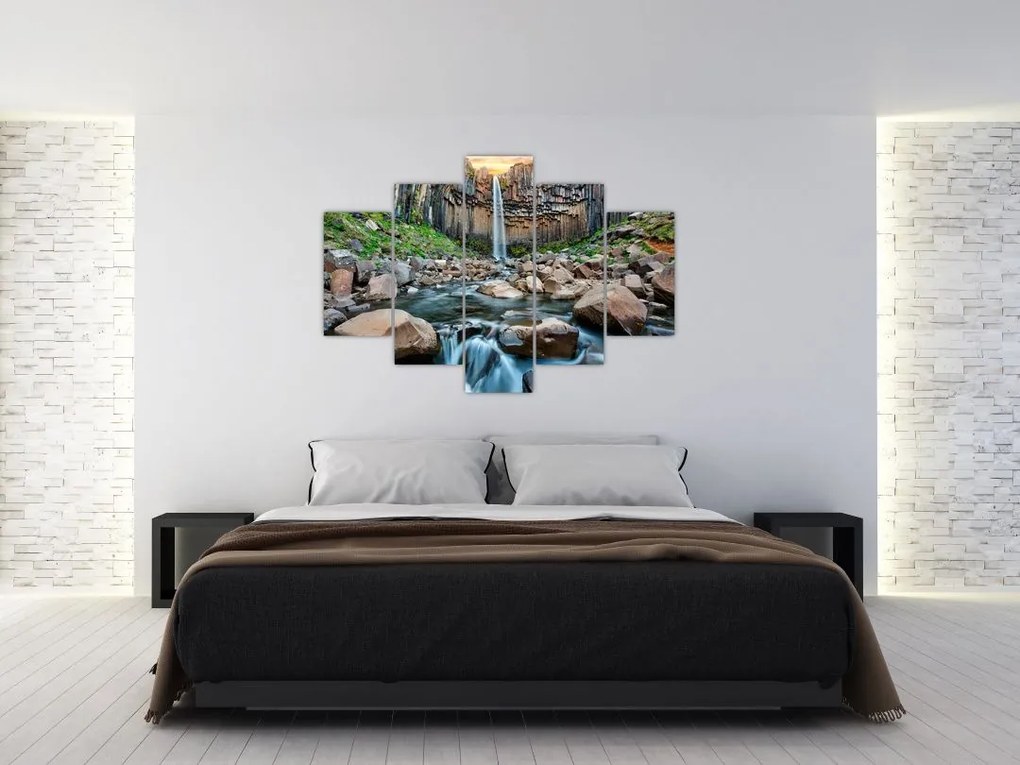 Tablou - Cascada Svartifoss, Islanda (150x105 cm)