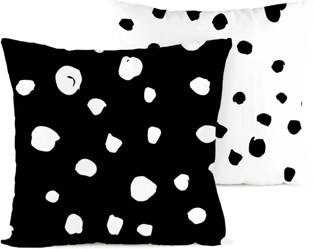Față de pernă 4Home Buline, Dalmațian,alb-negru, 2 buc. 40 x 40 cm